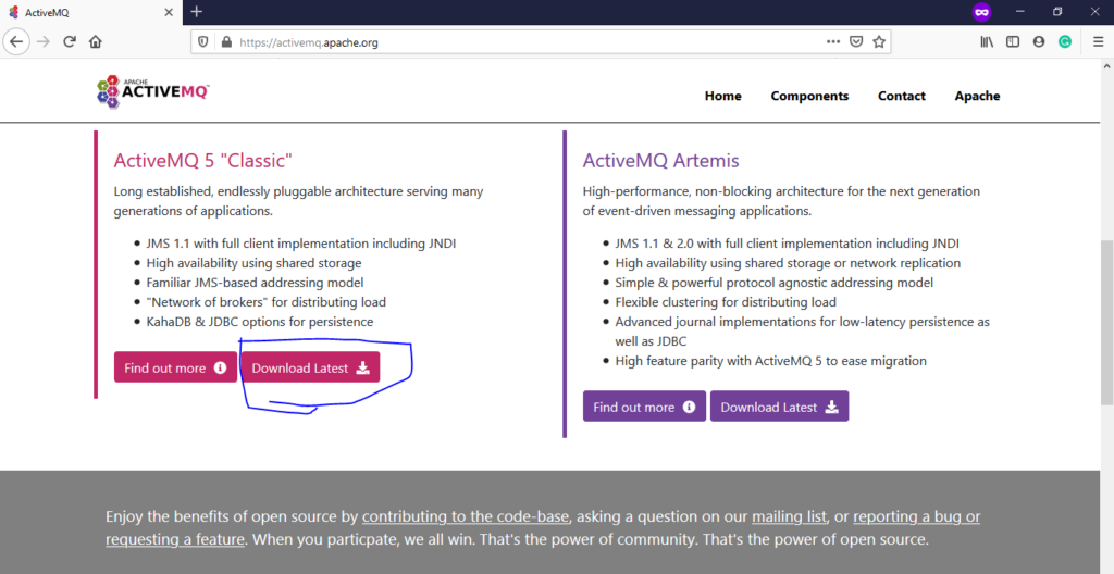 ActiveMQ Download Home