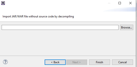 Eclipse jar without source browse