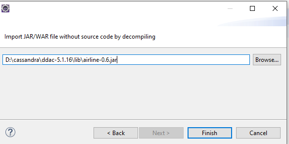 Eclipse jar without source jar file selected