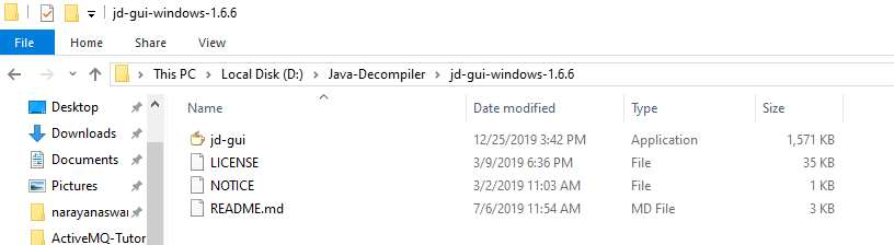 Jd-Gui Application Folder Structure