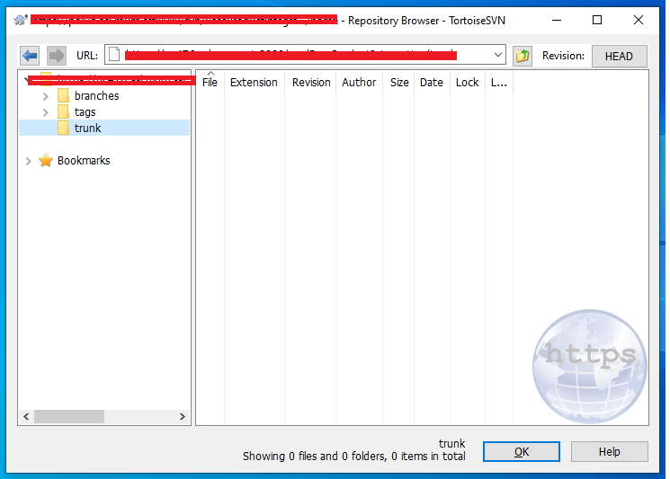 Tortoise SVN Client Access SVN Server Home