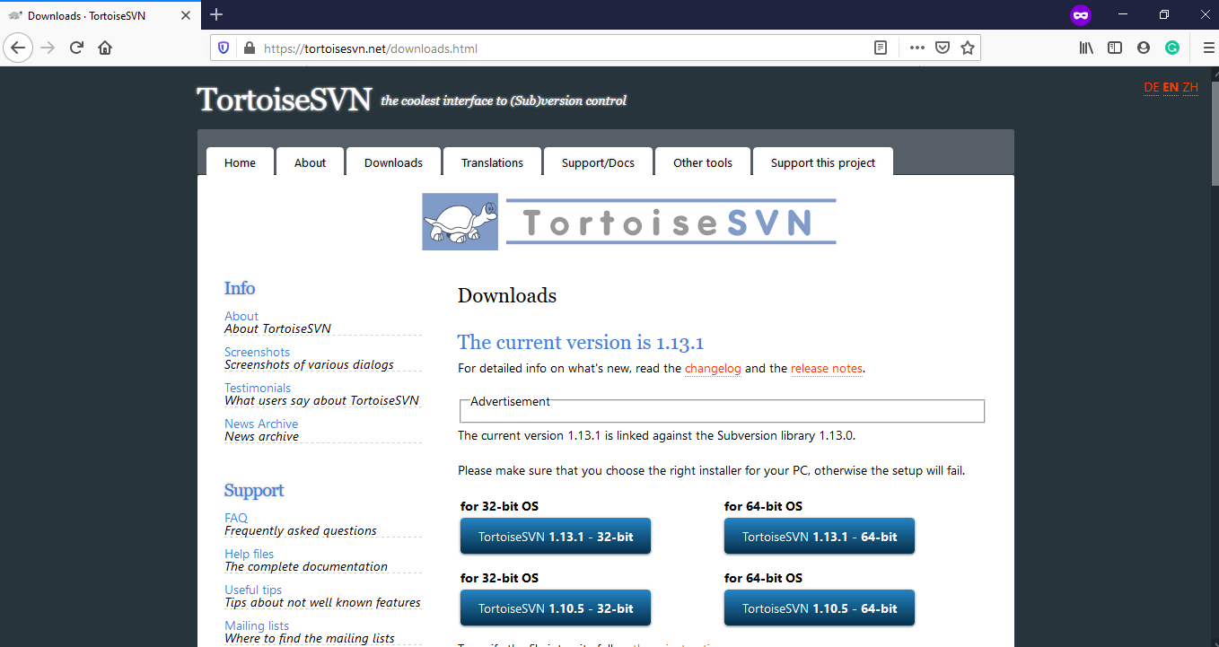 download svn windows client