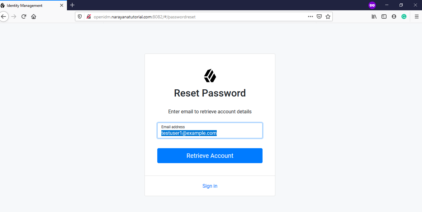 User-Forgot-Password-Form