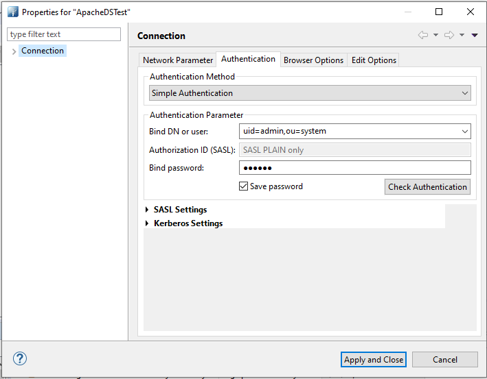 Apache LDAP Directory - Apache Studio Configuration-Step2