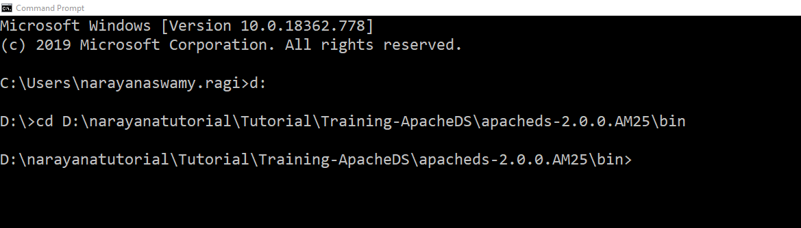Apache LDAP Directory bin