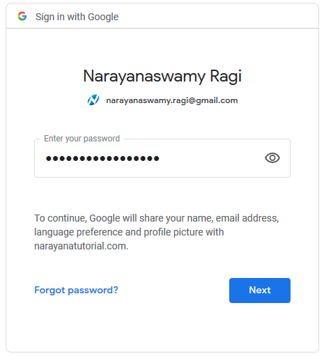 OpenIDM Google OAuth Login Password