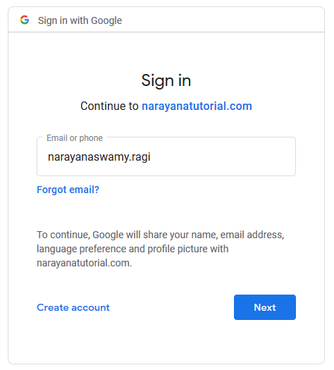 OpenIDM Google OAuth Login Username