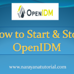how to start and stop OpenIDM